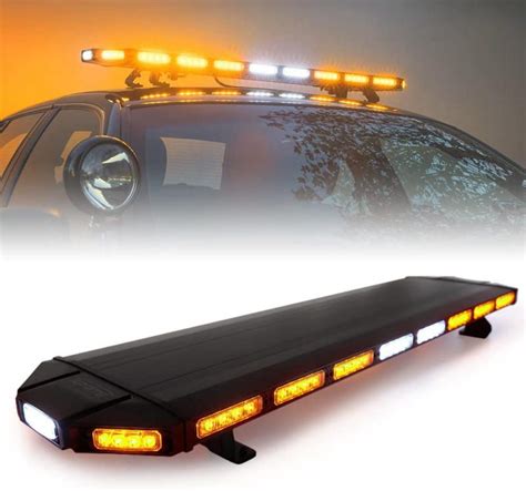 amber emergency light bars.